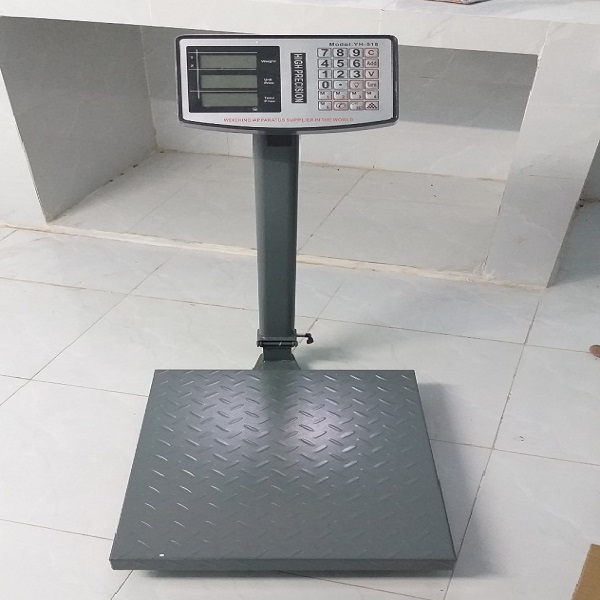 [HCM]CÂn bàn đứng điện tử 300kg / 50g đầu cân có 2 mặt cân trước sau tích hợp cân tính tiền