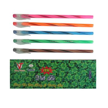 [HCM]Hộp 12 cây bút bi nến Ấn Độ cao cấp ( bút nến Vâng Thiên)