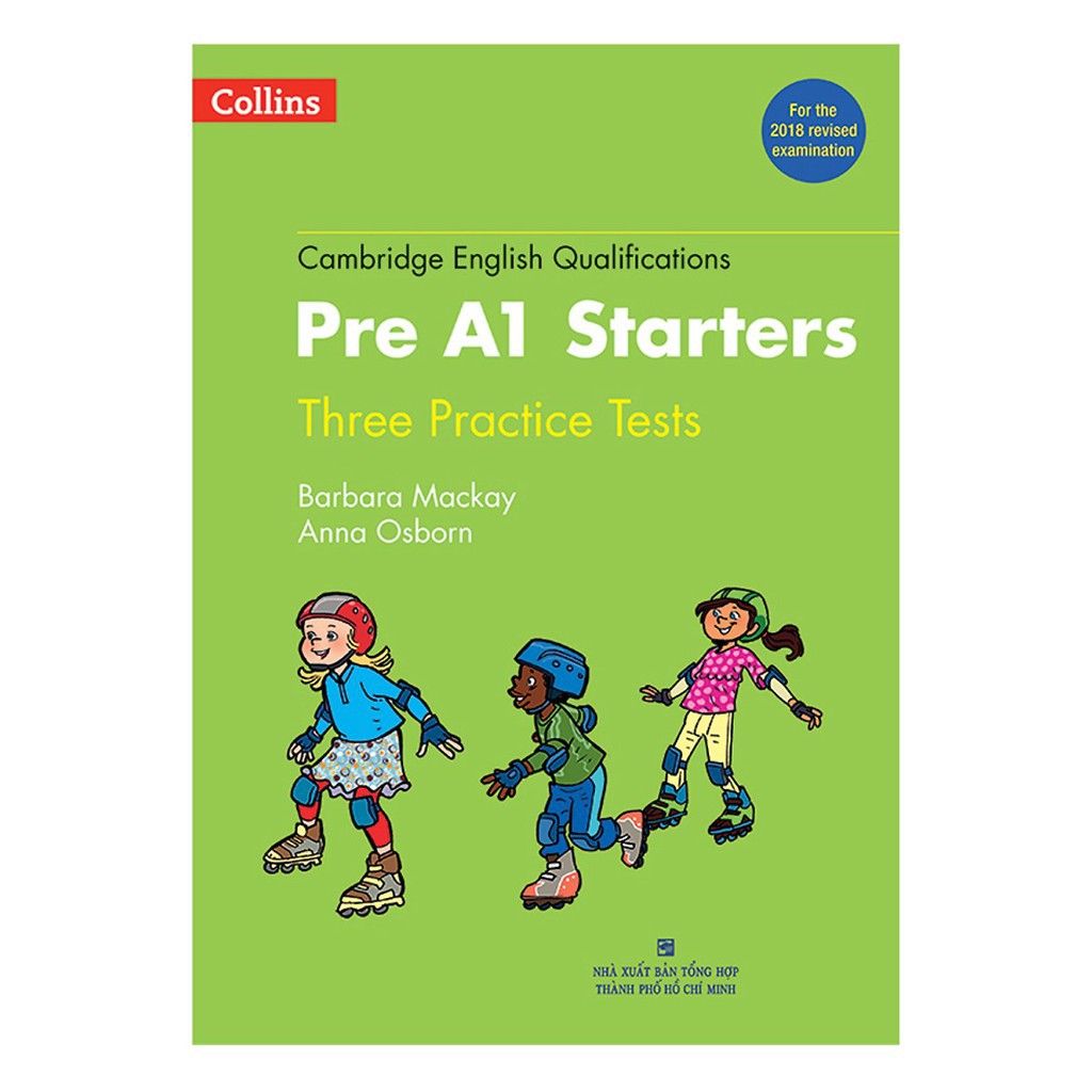 Sách - collins - pre a1 starters - three practice tests - kèm 1 mp3