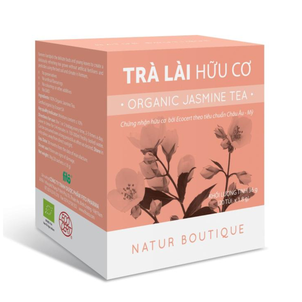 [HCM]Trà Lài Hữu Cơ Natur Boutique Organic Jasmine Tea (20 teabags)