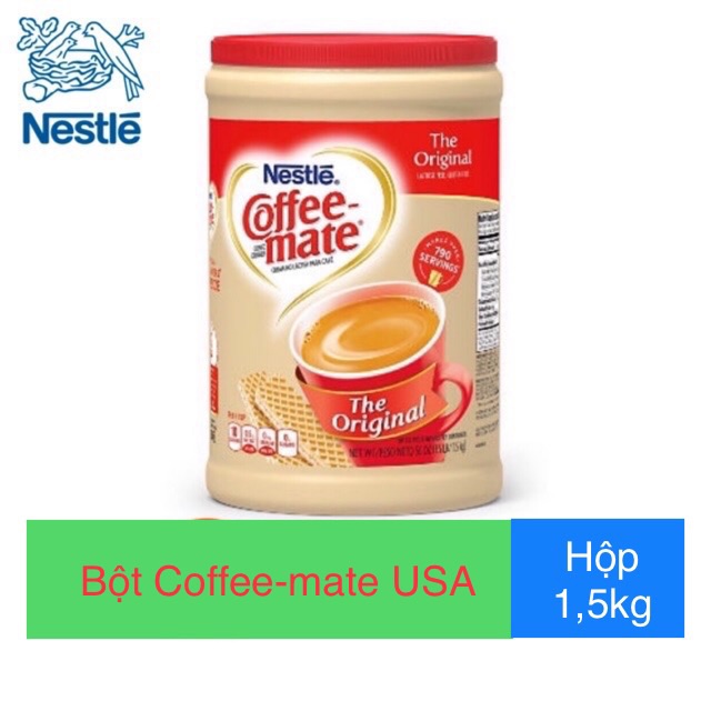 Bột coffee mate nestle xách tay mỹ 1.5kg