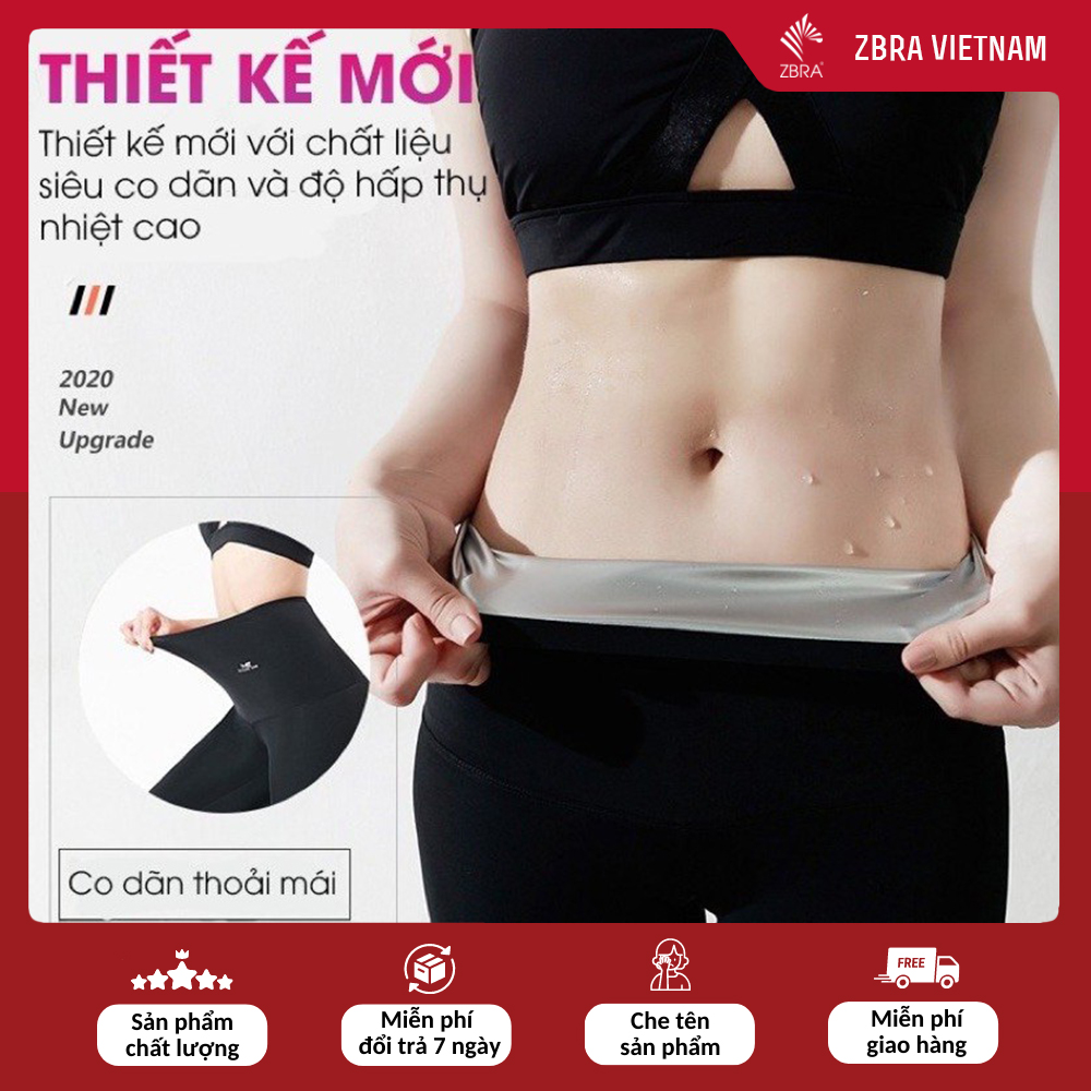 Quần tập sinh nhiệt, đổ mồ hôi tan mỡ bụng, giảm eo thon, định hình nâng mông co giãn tốt Zbra - ZQS07