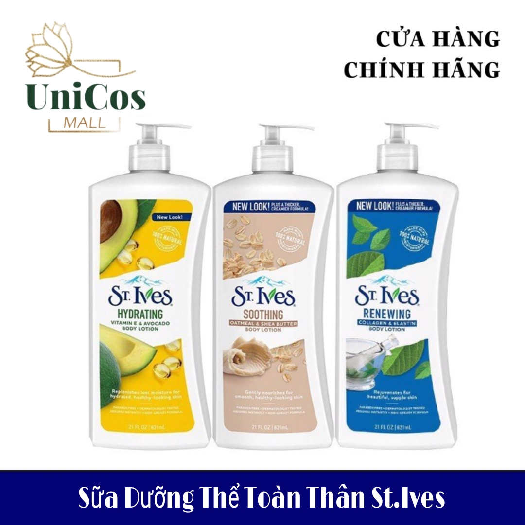 Sữa dưỡng thể body lotion St Ives 621ml