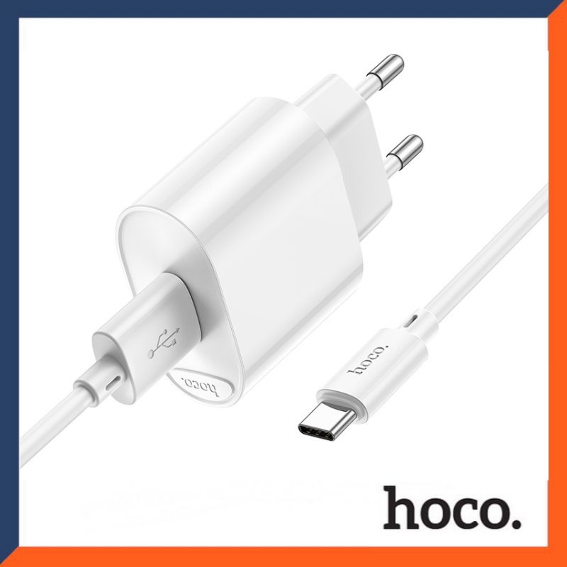 Bộ cục sạc kèm dây type c Hoco - Củ sạc kèm cáp sạc quick chagre 3.0 cho mã đt samsung oppo xiaomi vivo ...