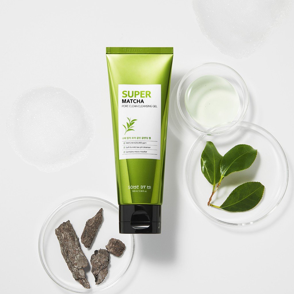 Sữa rửa mặt Some By Mi Super Matcha pore clean cleansing gel 100ml