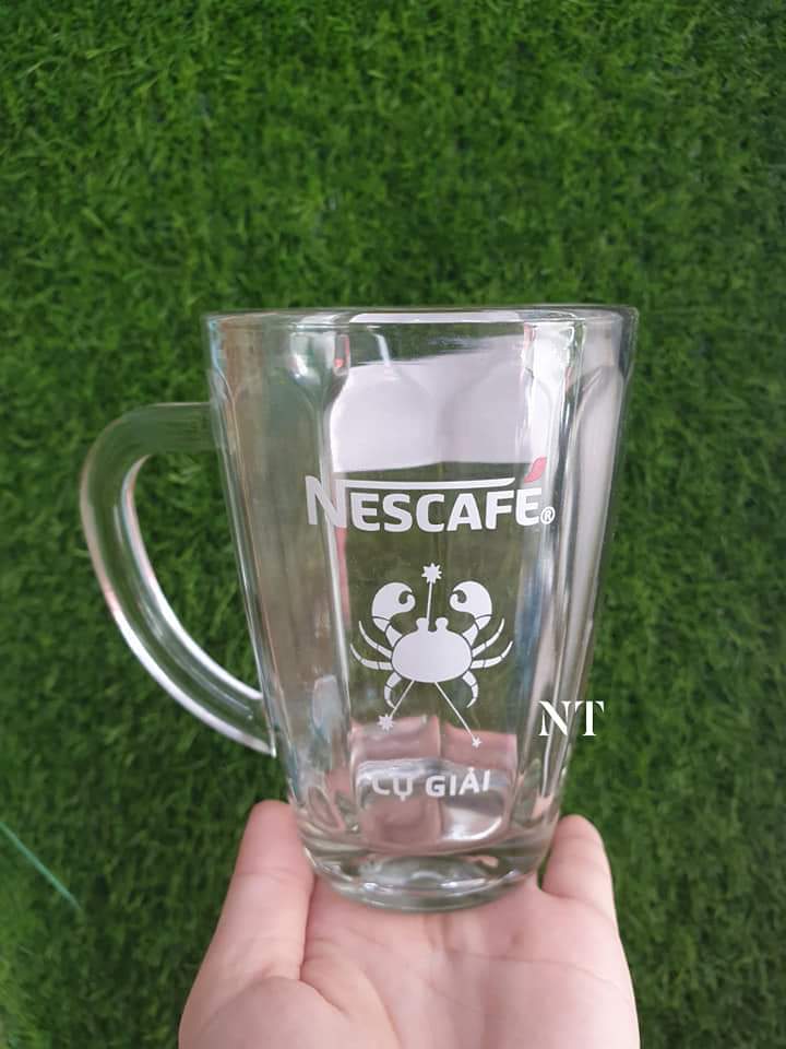 BỘ 6 LY THUỶ TINH CÓ QUAI CẦM 345ml