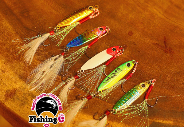 Mồi jig mini câu cá. jig 7g, jig 10g