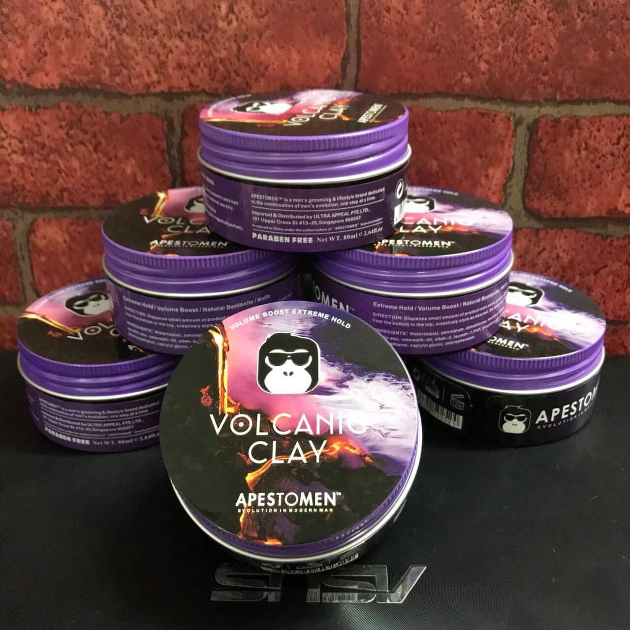 Sáp Vuốt Tóc Nam, Sáp Vuốt Tóc Nam Volcanic Clay Apestomen 2019, Keo Vuốt Tóc Nam, - Giúp tóc giữ nếp, chất sáp mềm dễ vuốt, hương thơm dễ chịu, lựa chọn cho tóc khó vào nếp - Giá giảm đến 45% trong hôm nay!