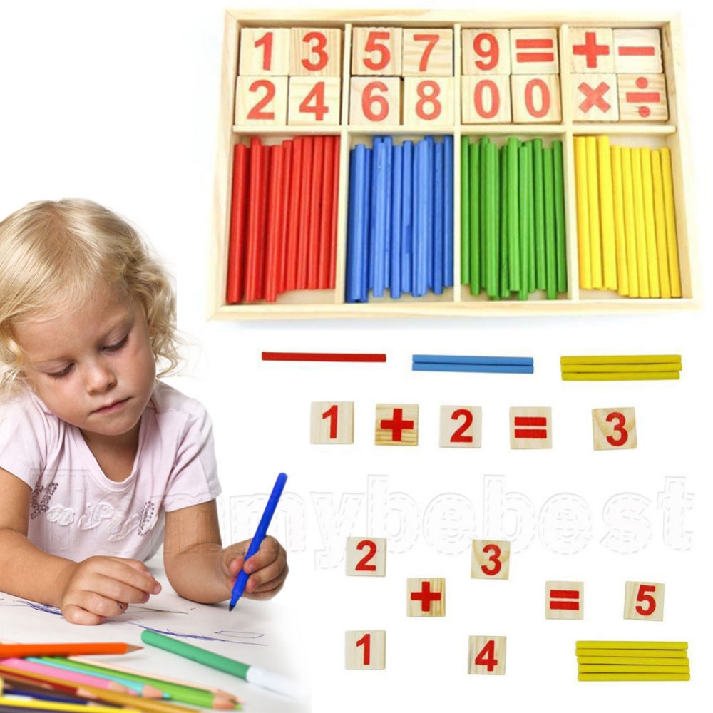 Bảng tính học toán nhiều màu intelligence stick cho bé -