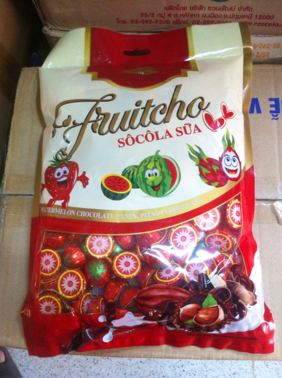 Socola hình trái dâu tây 1kg