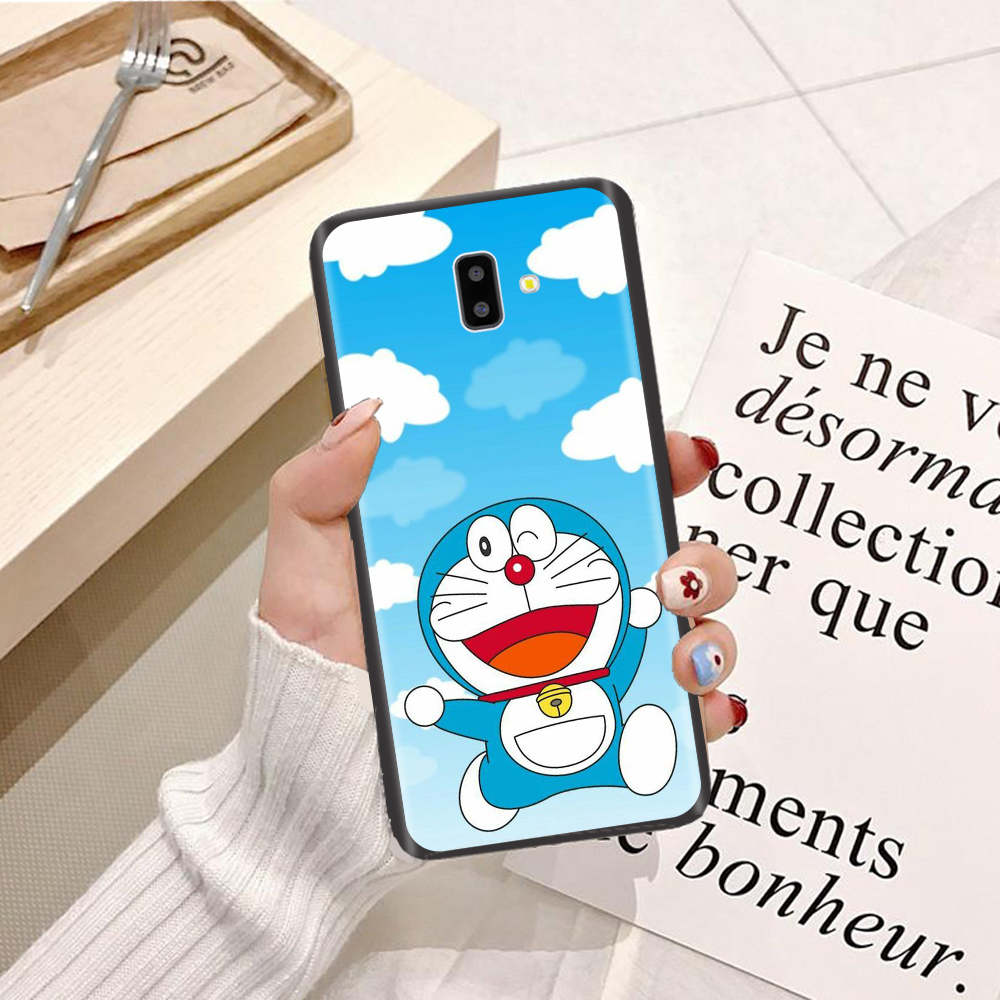 Ốp lưng điện thoại samsung galaxy j5 pro / j6 / j6 plus / j7 / j7 2016 viền dẻo tpu bst doremon vui nhộn