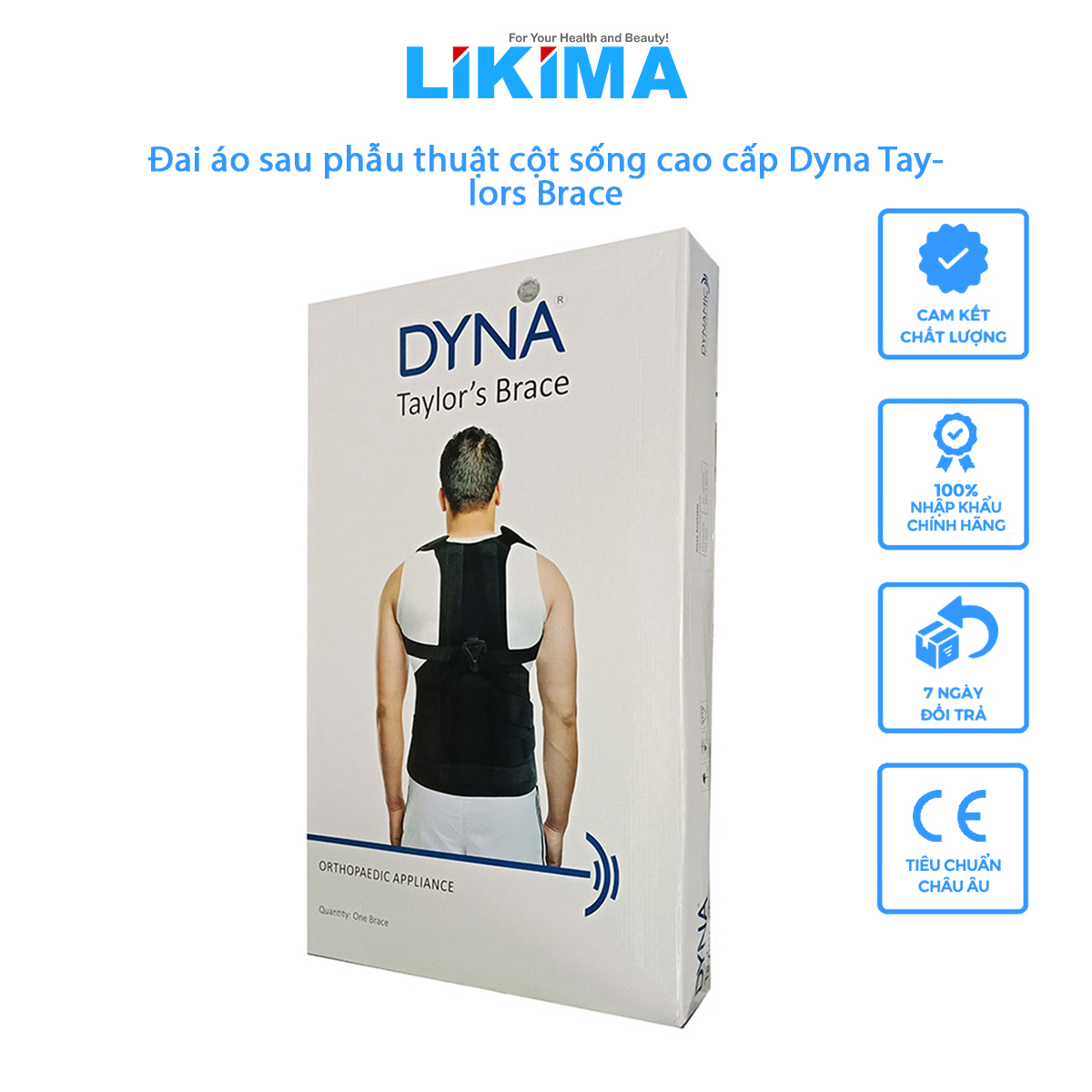 Đai áo cột sống Dyna – 1414-001 Likima