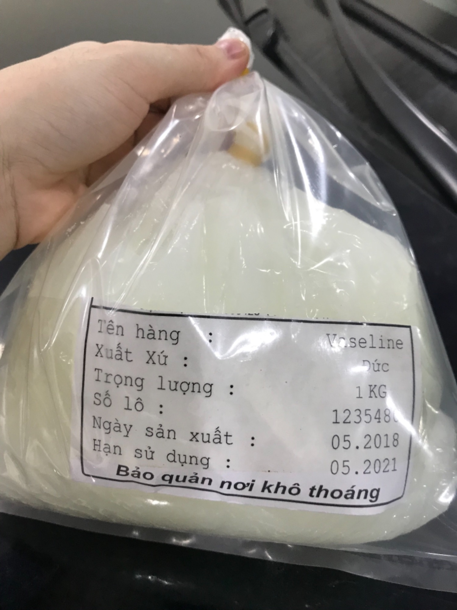 Vaseline lọ 1kg nguyên chất vaselin vazolin