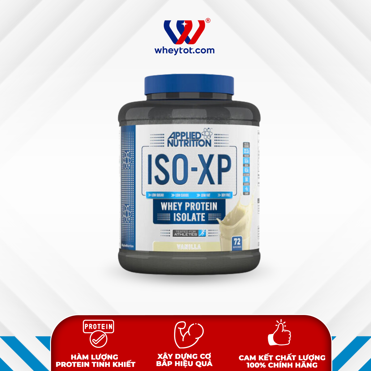 Whey protein isolate Applied Nutrition Iso XP 1.8kg chính hãng