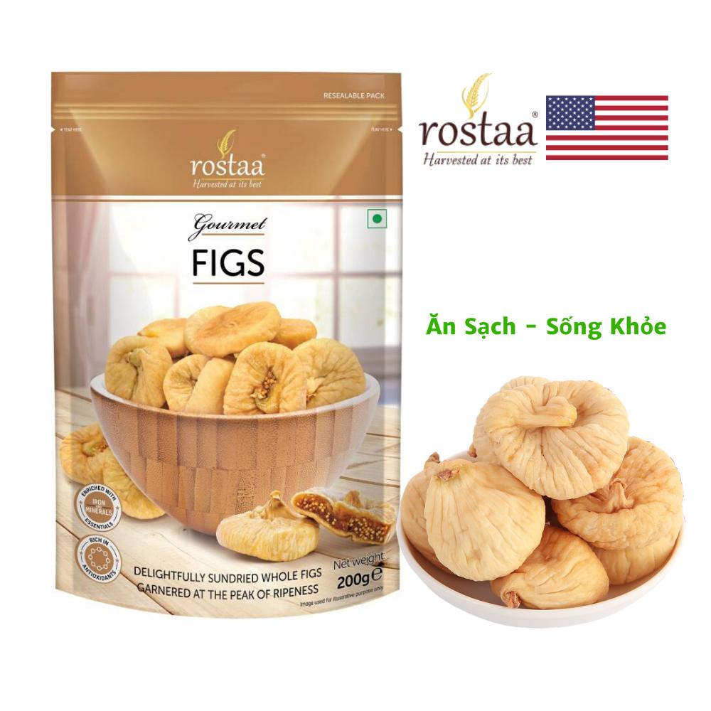 Quả Sung Mỹ sấy khô - Figs 200gr - Hoa qủa sấy Rostaa - Đồ ăn vặt cao cấp - thực phẩm, hạt hữu cơ