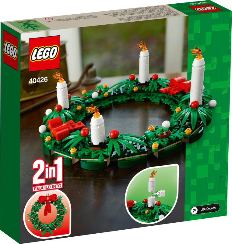 40426 LEGO Seasonal Christmas Wreath 2in1 - Vòng hoa Giáng sinh
