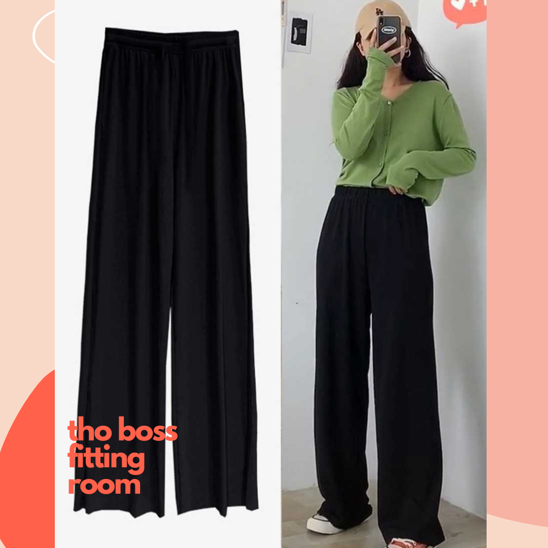 Q02 - quần thun bigsize dài ống rộng