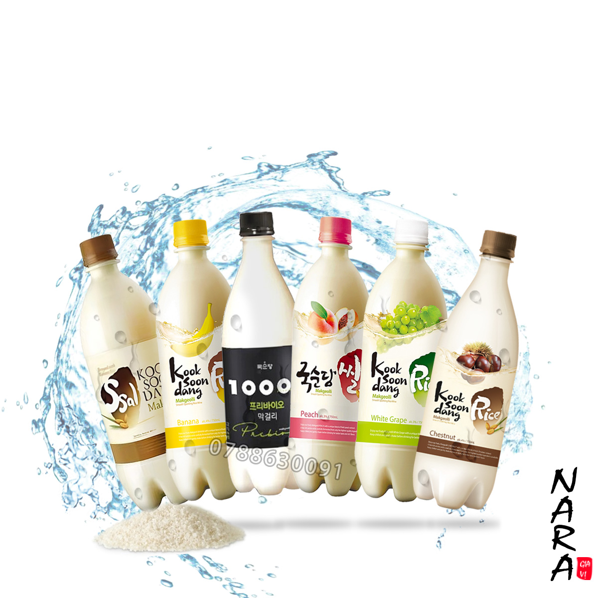 Nước Gạo Makgeolli Hàn Quốc (đủ vị)
