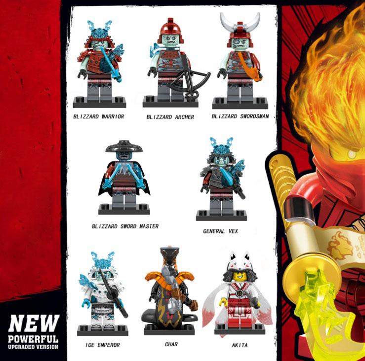 [HCM]Đồ chơi lắp ráp NINJA PHANTOM Mini Figure nhân vật trong NINJAGO The ICE EMPEROR