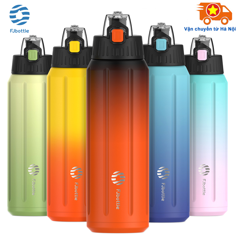 [COD]Fjbottle Thermos Flask 600ml(21oz) 316 Stainless Steel Water Bottle  Keep Cold Double Wall Thermos Sports Bottle Vacuum Flask Insulated Tumbler Leak Proof