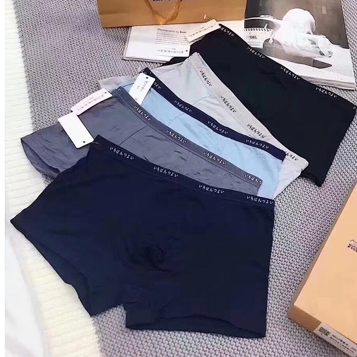Quần sịp đùi nam cotton, quần lót nam, quần sịp nam - 1q mj. đùi cotton