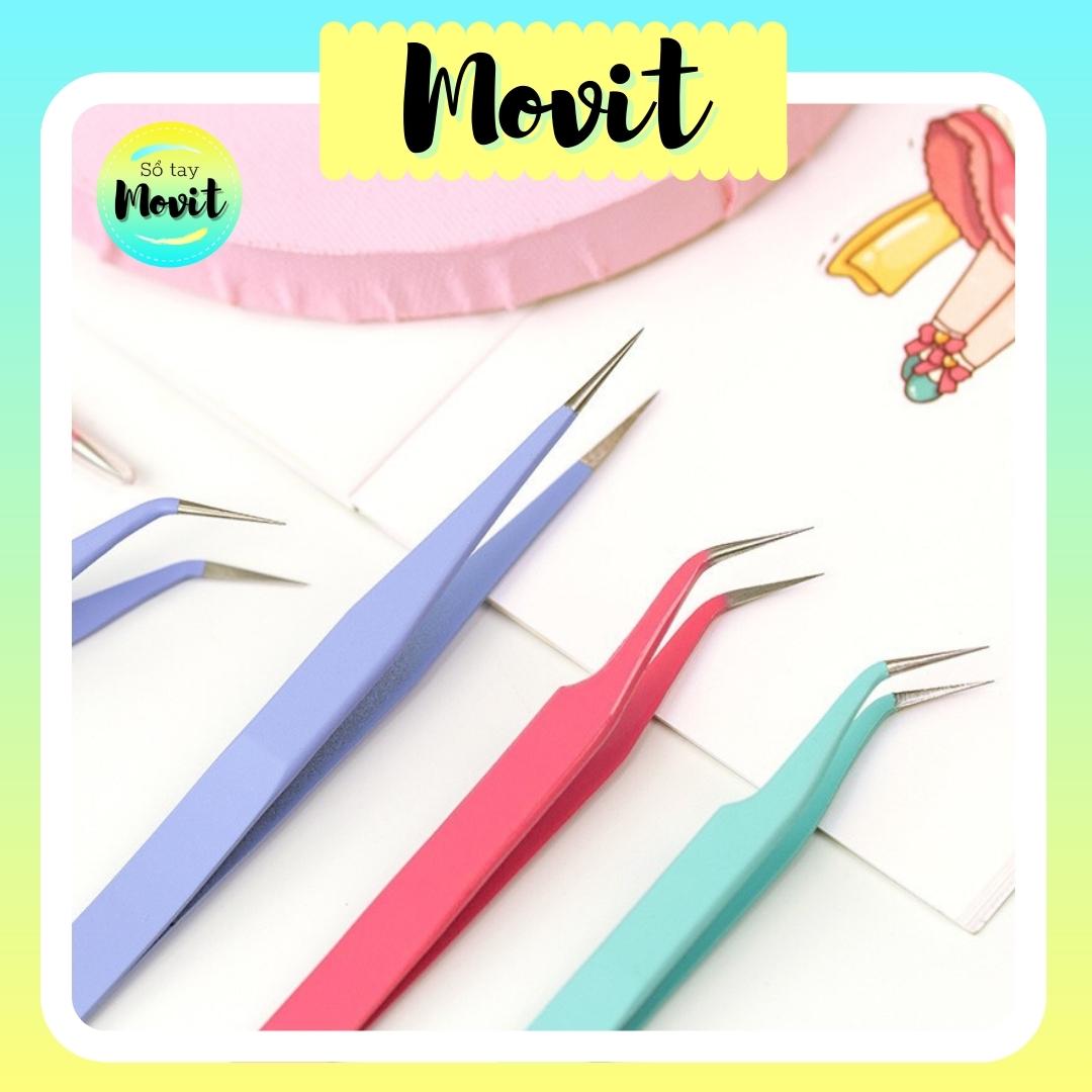 Nhíp gắp sticker đa màu sắc, dụng cụ làm bullet journal