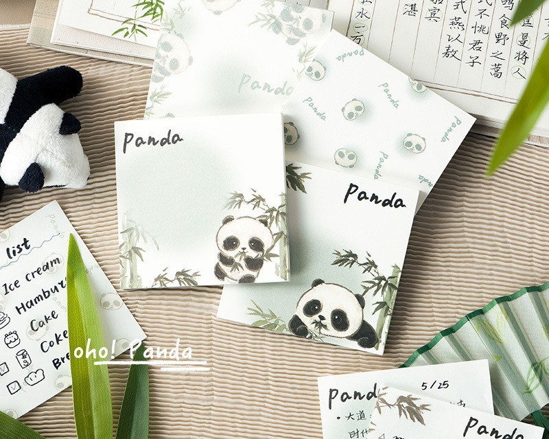 Giấy note ghi chú 50 tờ mẫu gấu trúc dễ thương