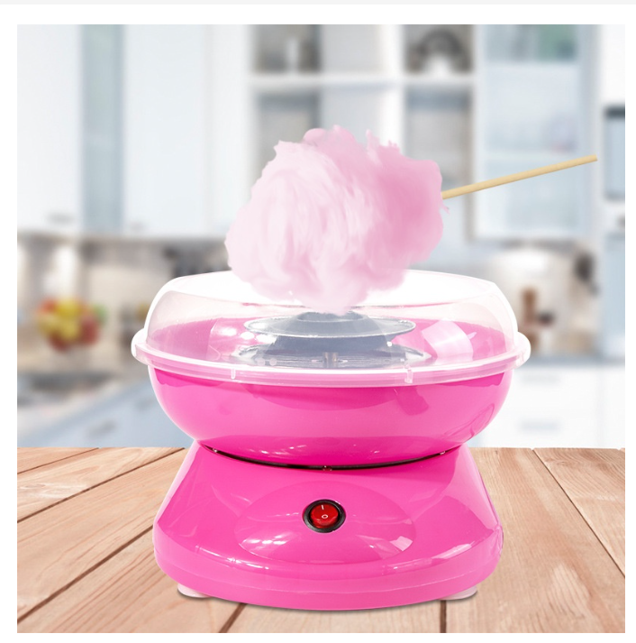 Máy làm kẹo bông gòn mini chmáy làm kẹo bông gòn,máy làm kẹo bông mini cotton candy maker dễ sử dụng chỉ cần khởi động,bỏ kẹo cứng vào thân máy có ngay những thanh kẹo bông mâyngòn ngọt lim đầy màu sắc và giòn tan an toàn vệ sinh