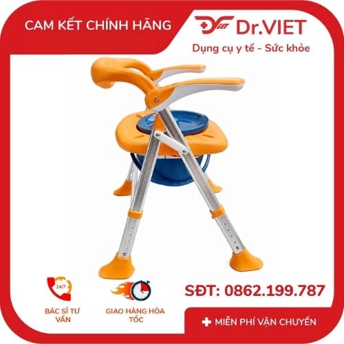 Bồn Cầu Gấp Gọn Đa Năng Có Thể Phủ Bồn Cầu - Màu Sắc Tươi Sáng, Chất Liệu Cao Cấp, Xuất Xứ Việt Nam