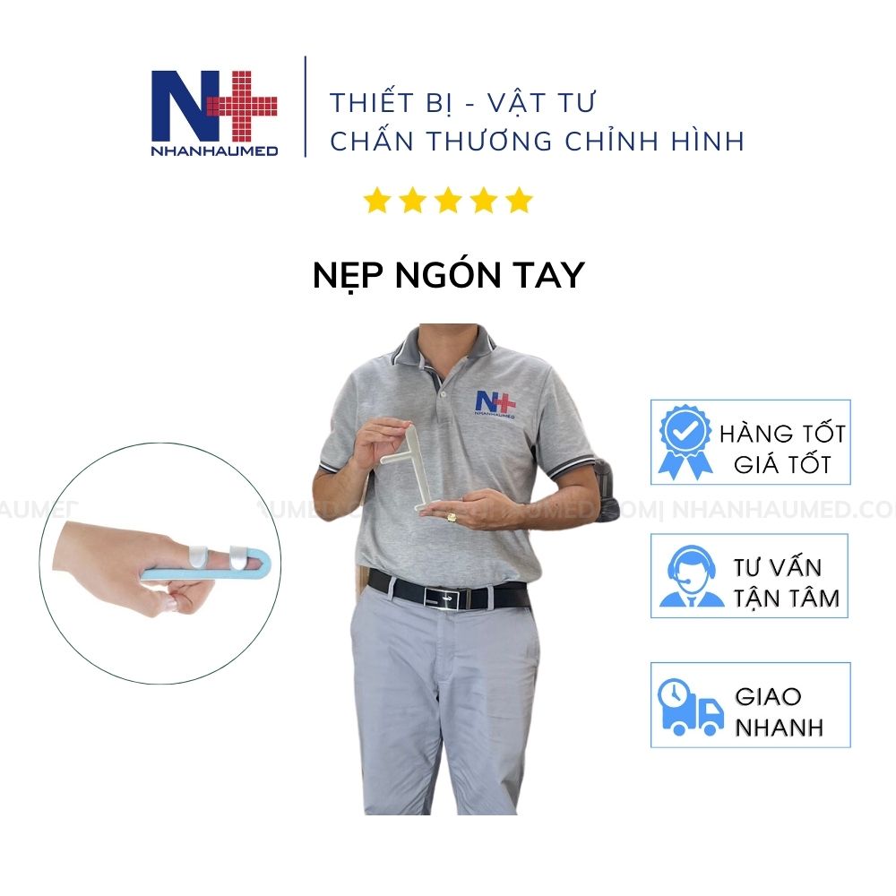 Nẹp nhôm cố định xương ngón tay - Nẹp nhôm bóng chày, Nẹp 3 chấu