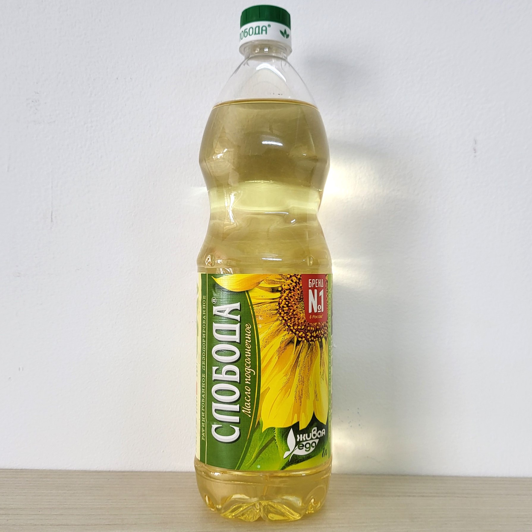 SLOBODA chai 1 L DẦU HƯỚNG DƯƠNG HỮU CƠ NGA Organic Sunflower Oil