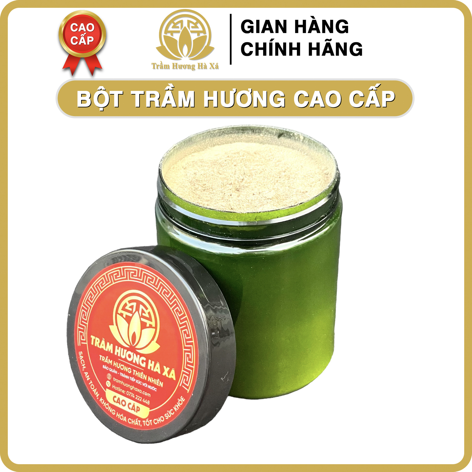 Bột trầm hương sạch nguyên chất xông nhà tẩy uế phong thủy TRẦM HƯƠNG HÀ XÁ