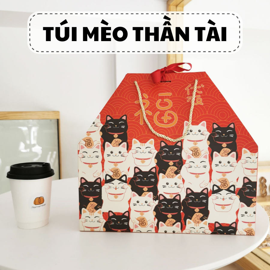 Túi Mèo Thần Tài Kích thước: 33*12.7*31.8 cm Dung lượng chứa: 1.5-2kg Thiết Kế Lịch Sự, Cao Cấp- Momo Mart
