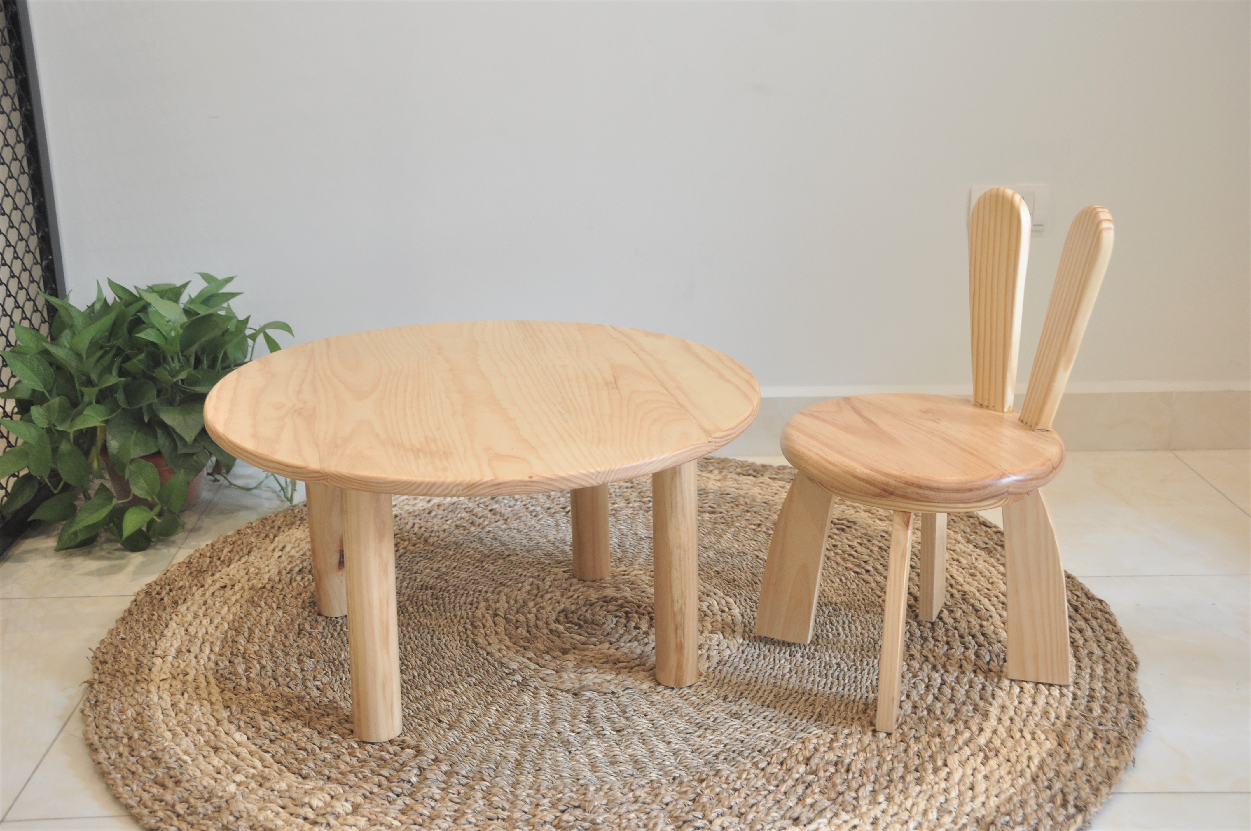 Bàn Tròn Luca Cho Bé Thiết Kế Hiện Đại , An Toàn Cho Bé - Bebewood