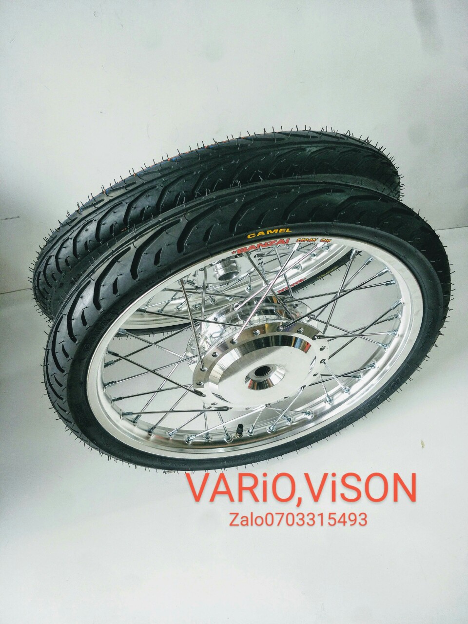 [HCM]BÁNH CĂM VARIO VISION AIRBLADE MIO CLICK GẮN VỪA NHƯ ZIN NIỀNG BANZAI CÓ VỎ RUỘT