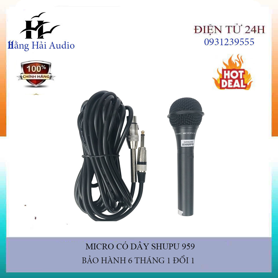 Micro Shupu 959 chính hãng, thu âm tốt