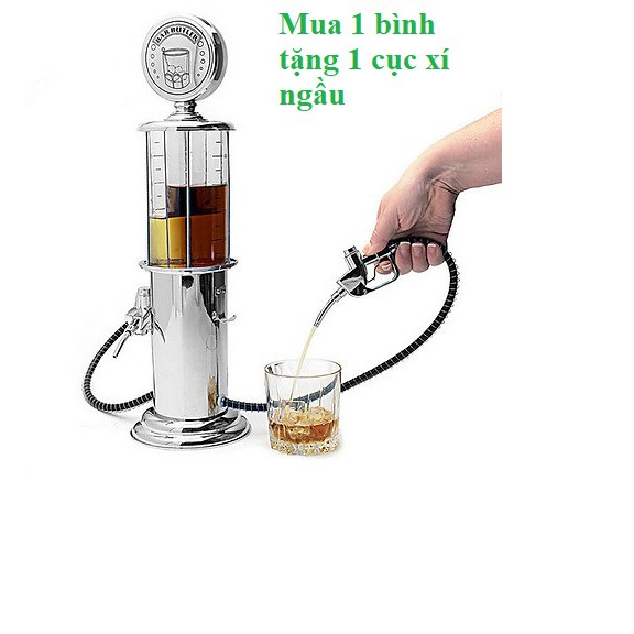 Bình rót rượu,bia, đựng đồ pha chế quán bar, cafe, trà sữa, trà tranh kiểu cây xăng