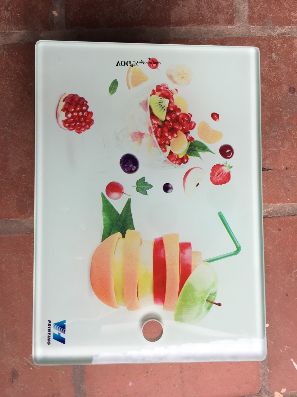 Thớt kính cường lực 3D Vũ Hân 250x350mm-12ly VH018