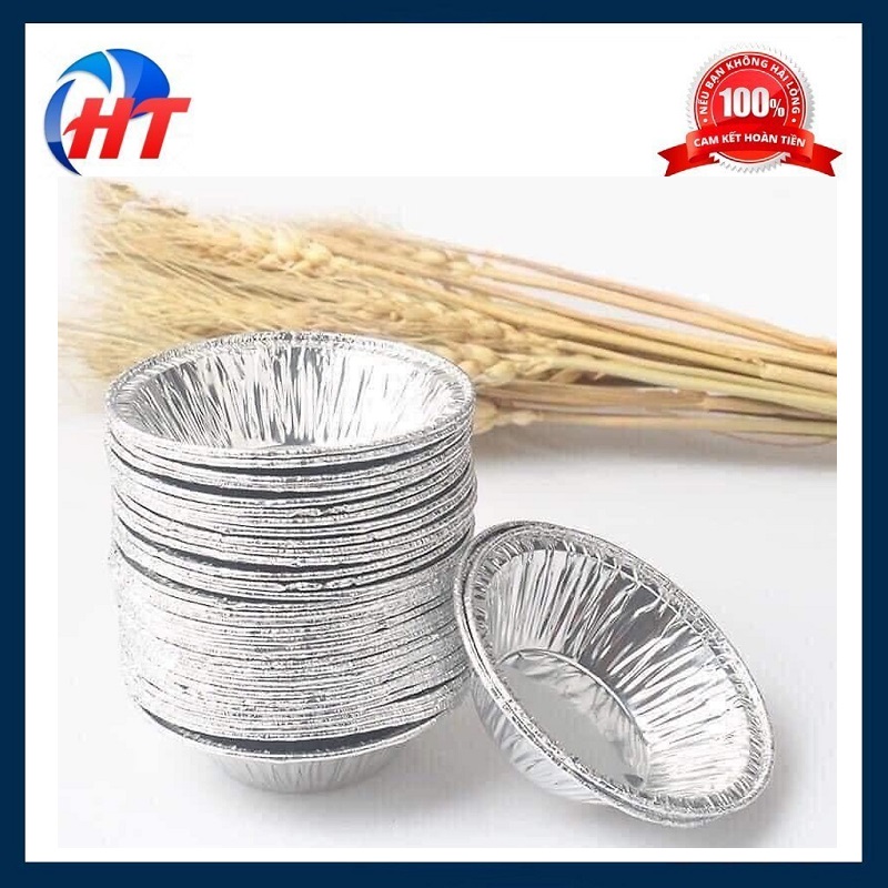 Set 50 chén bạc nướng bánh , nướng hào