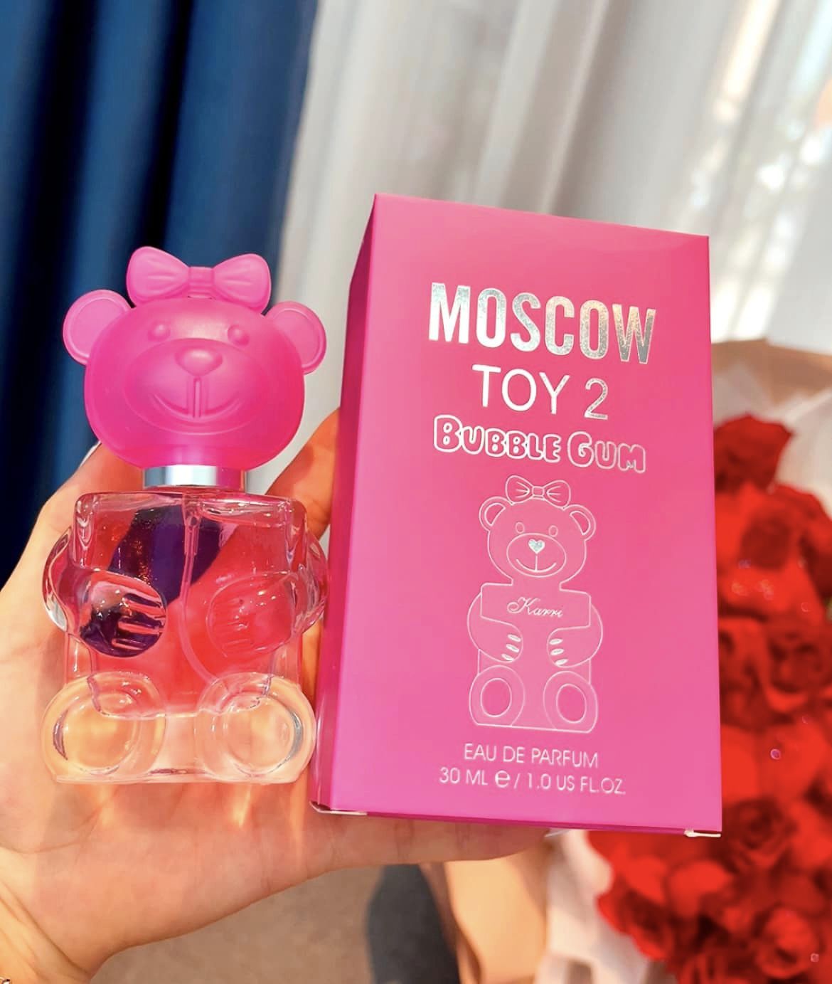 Nước hoa gấu hồng moschino chai 30ml - tkvt1