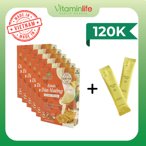 Combo 5 Hộp Bánh Dừa Nướng Bảo Linh 200g – 1000g – VitaminLife