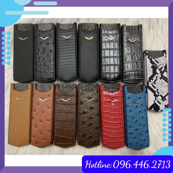 Bao da vertu Singature S đứng không nắp- bao da chất lượng giá tốt, uy tín