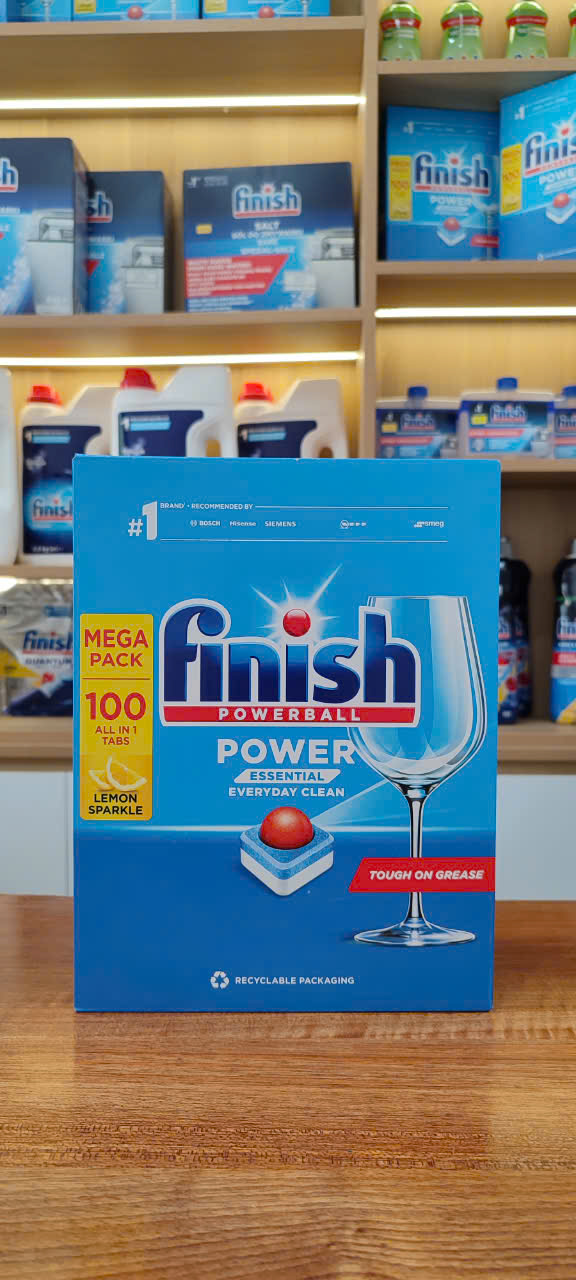 Viên Rửa Bát Finish Power Cube Nhật Bản (Túi 150 Viên) Dành Cho Máy Rửa Bát - 9