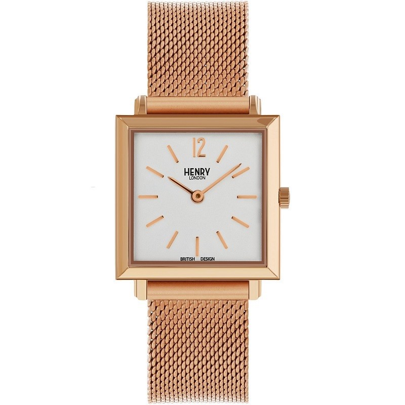 Đồng hồ nữ henry hl26-qm-0264 london fullbox