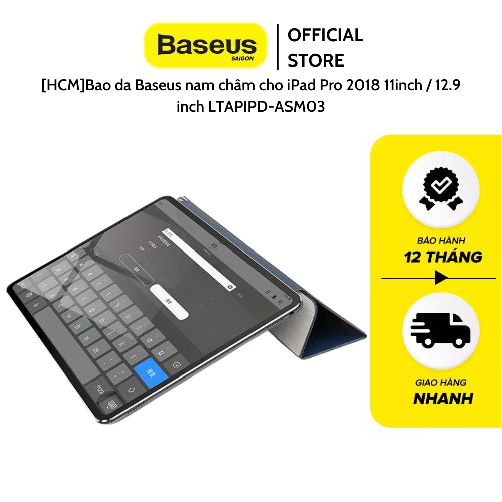 Bao da baseus nam châm cho ipad pro 2018 11inch / 12.9 inch ltapipd-asm03