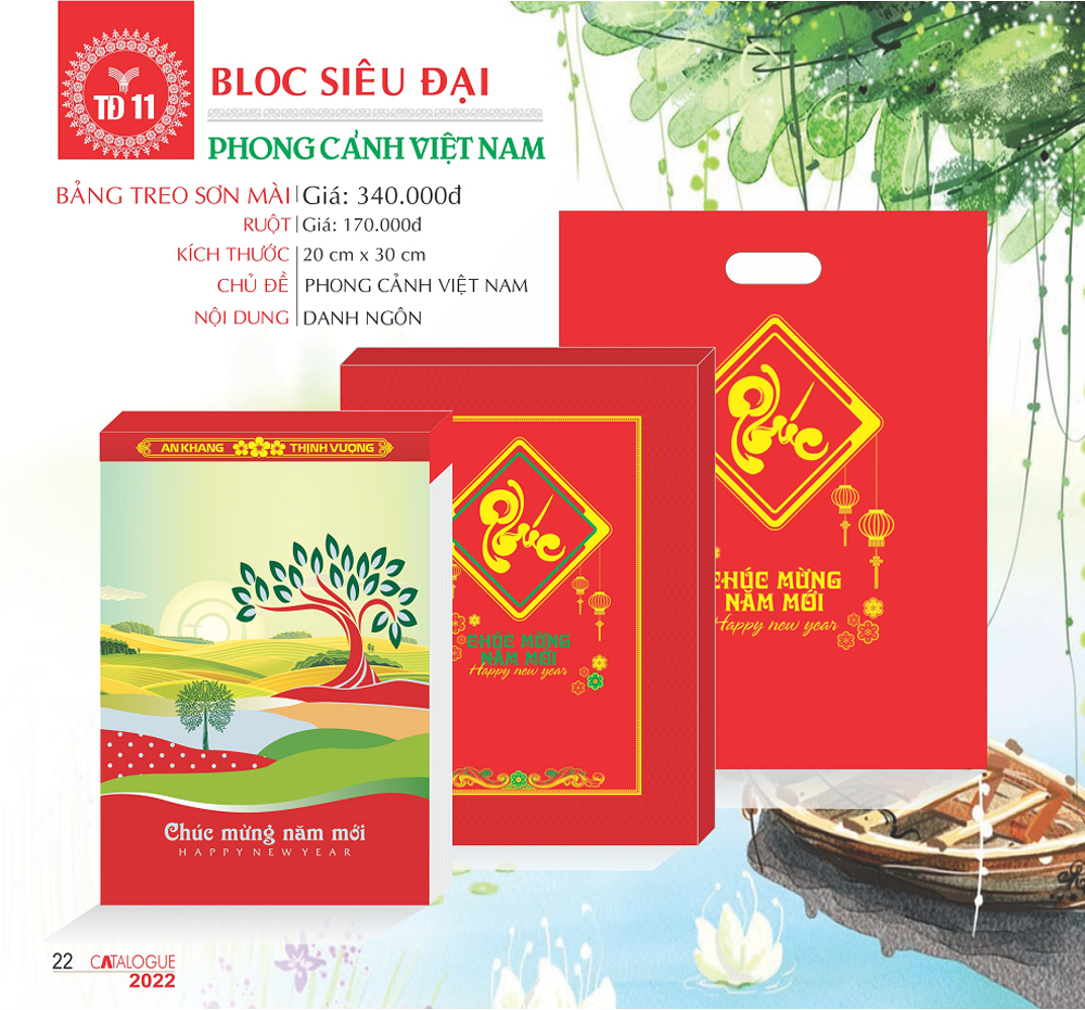 Lịch Bloc Siêu Đại 2022 - Phong Cảnh Việt Nam - TĐ11