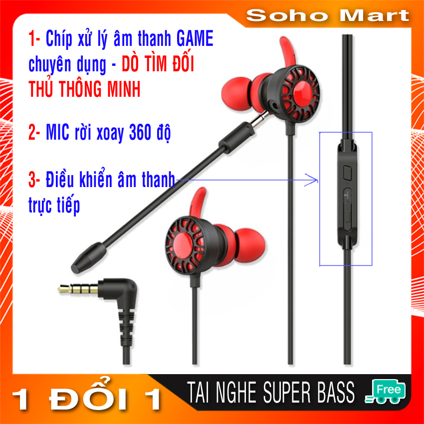 [XẢ KHO] Tai nghe T5 dò tìm đối thủ, Tai nghe chơi game chống ồn t5, Tai nghe có míc, tai nghe, tai nghe mic rời, tai nghe nhét tai t5, Tai nghe chơi game nào tốt