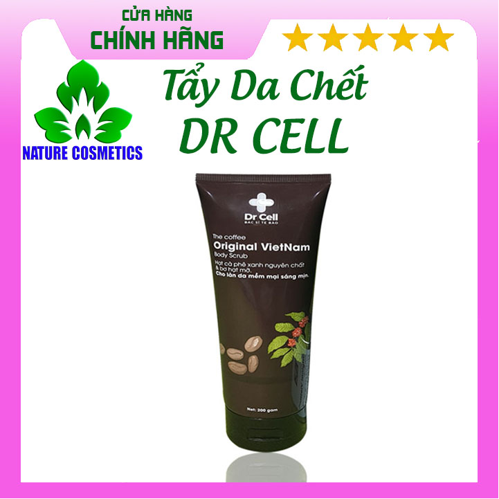 Tẩy da chết body the coffee dr cell, chai 200g