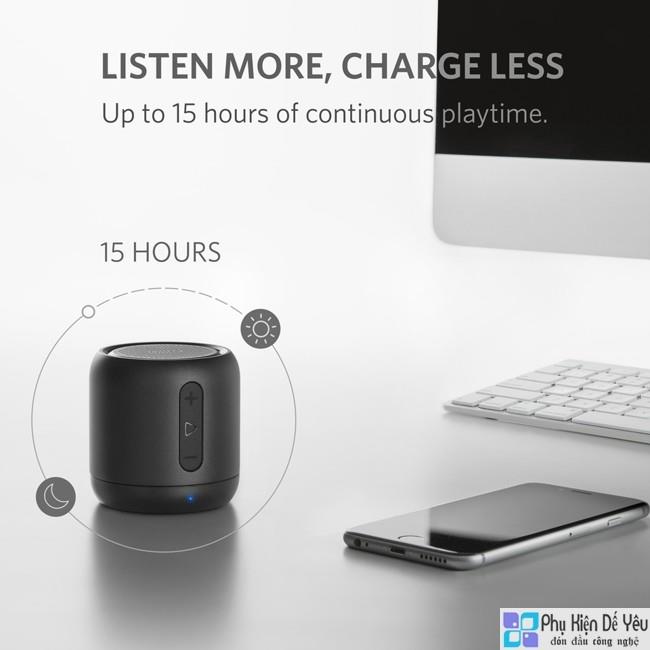 Loa Bluetooth Anker SoundCore mini - Nghe nhạc 15 giờ đọc thẻ nhớ đài FM