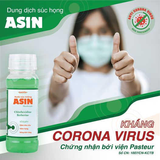 Nước súc miệng asin